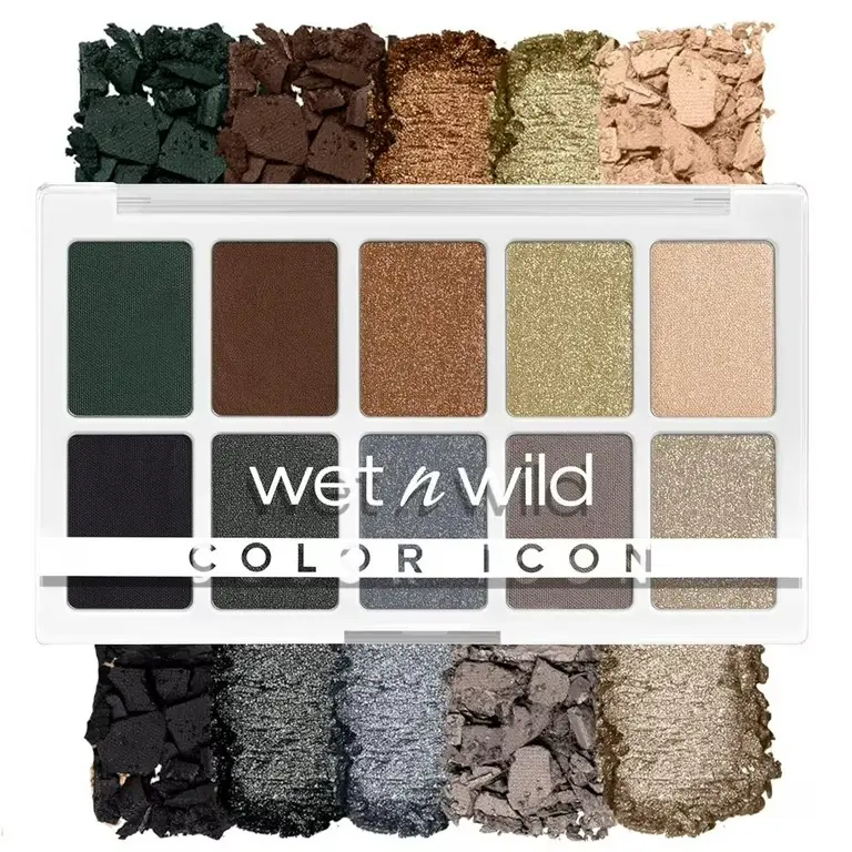 10 Pan Eyeshadow Palette Lights Off