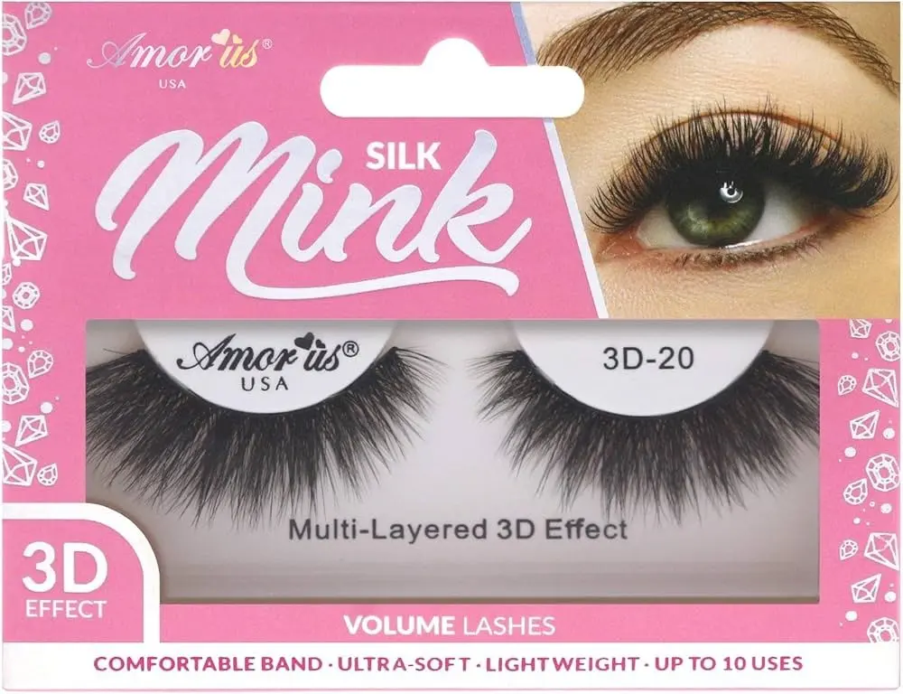 Amor Us 3D SILK MINK LASHES #20