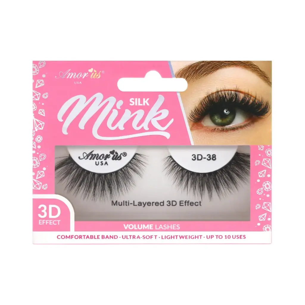 Amor Us 3D SILK MINK LASHES #38