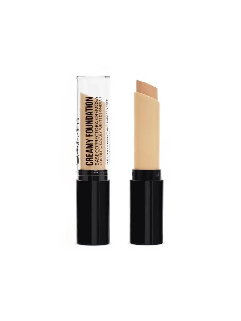 BASE CORRECTORA CREMOSA EN BARRA SAMY # 02. MEDIO - MEDIUM