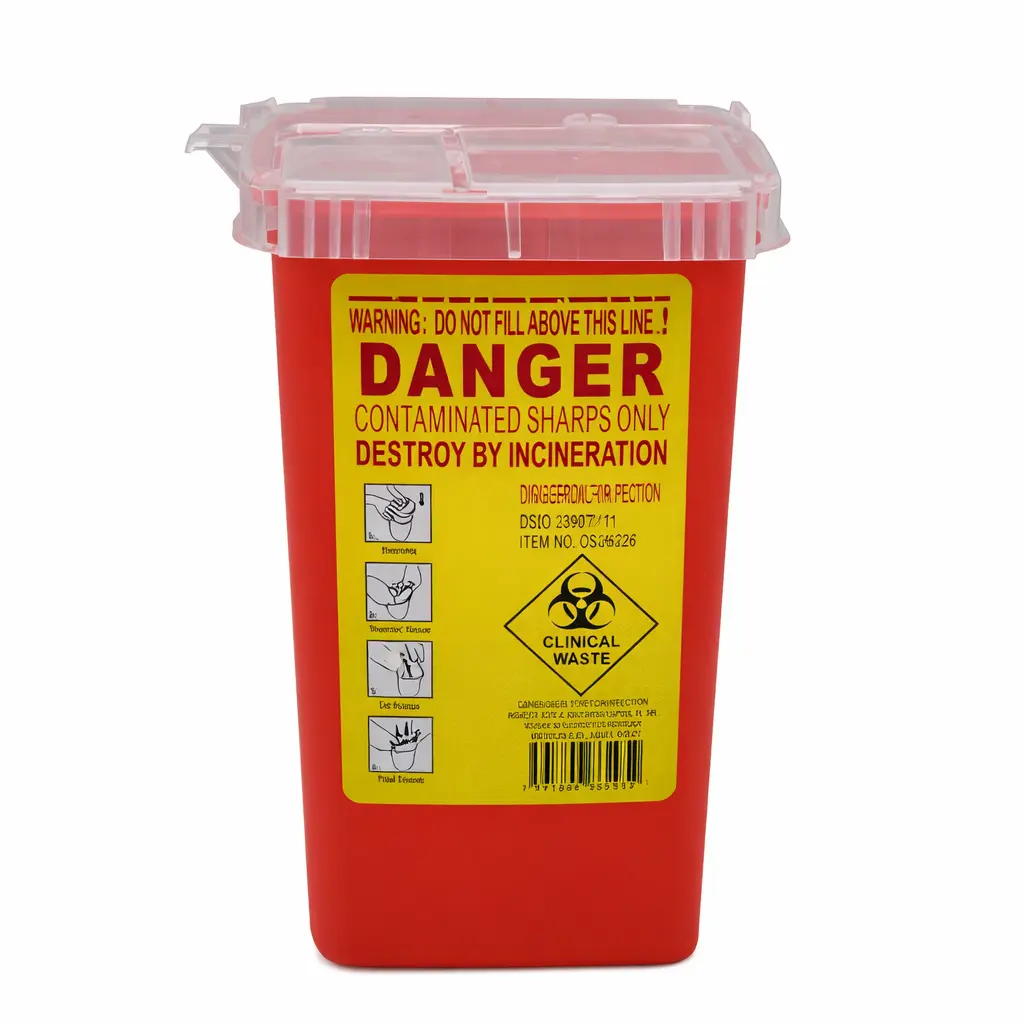 BEAUTY STYLE DEPOSITO PARA OJILLAS DESECHABLES DANGER PELIGRO