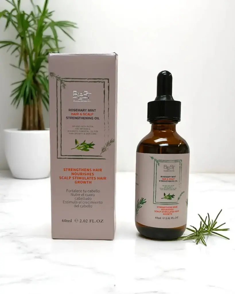 BLEST ROSEMARY MINT HAIR & SCALP STRENGTHENING OIL