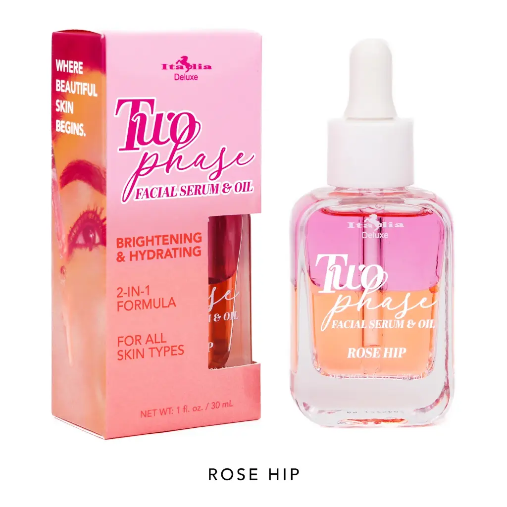 ITALIA DELUXE TWO PHASE FACIAL SERUM & OIL BALANCING & BRIGHTENING 30 ML