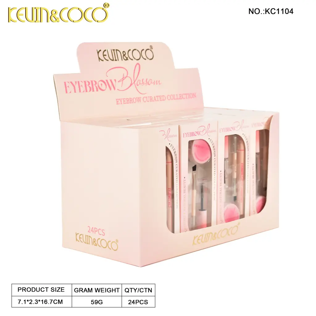 KEVIN & COCO EYEBROW CURATED COLLECTION BLOSSOM 4 PCS