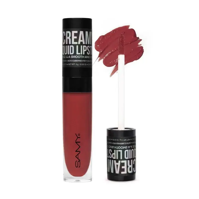 LABIAL LIQUIDO CREMOSO SAMY # 5. AMARETTO