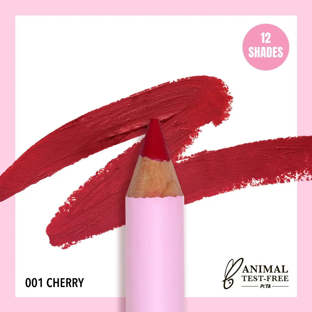 MOIRA FLIRTY LIP PENCIL 001 CHERRY