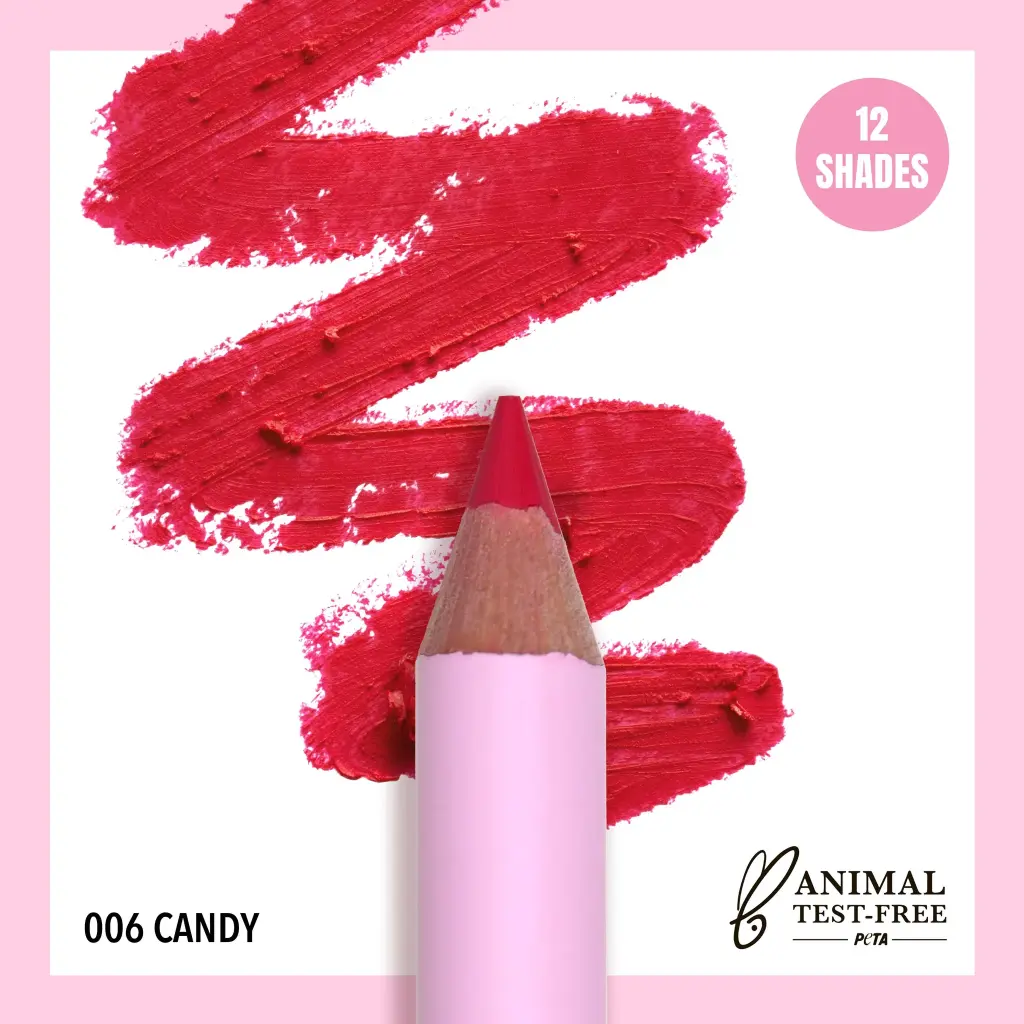 MOIRA FLIRTY LIP PENCIL 006 CANDY