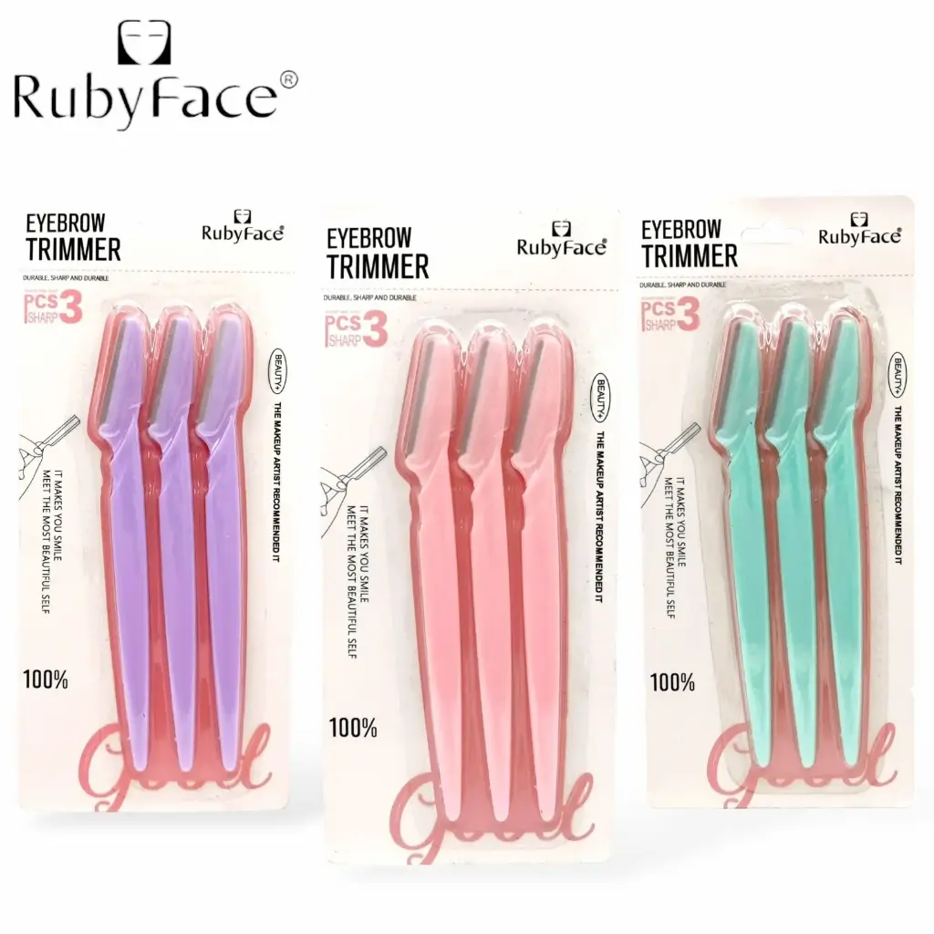 RUBY FACE EYEBROW TRIMMER 3PCS