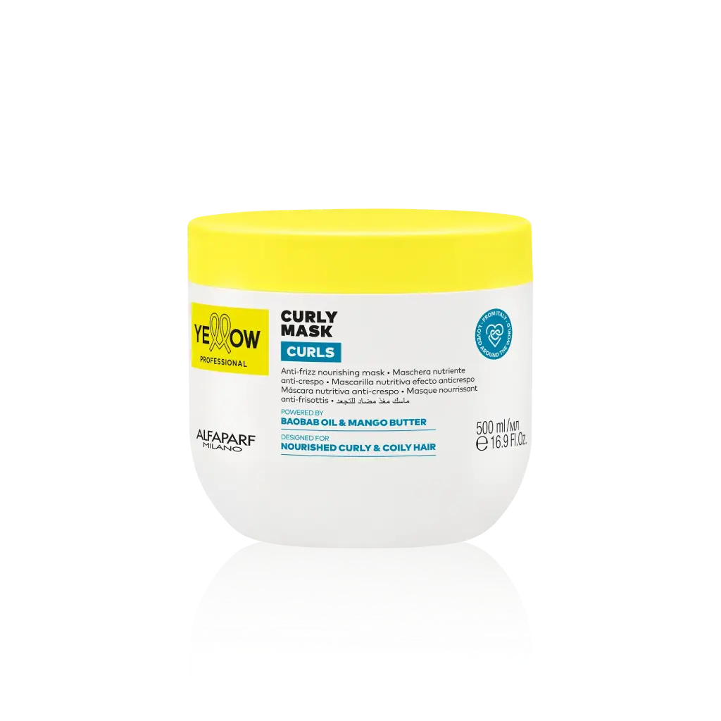 YELLOW CURLY MASK CURLS 500 ML