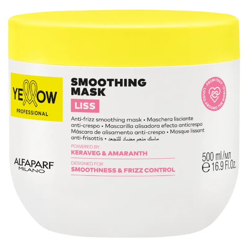 YELLOW PROFESSIONAL SMOOTHING MASK LISS 500 ML