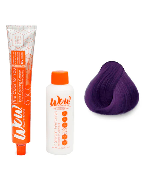 WOW Tinte en Crema para Cabello con Peróxido en Crema i.221 Nacarado Intenso Cenizo