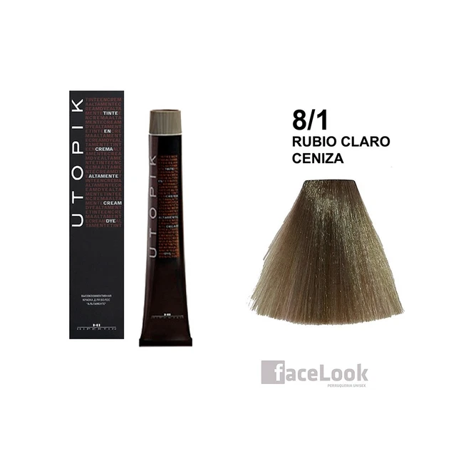 HIPERTIN TINTE EN CREMA RUBIO CLARO CENIZA DORADO 8/13