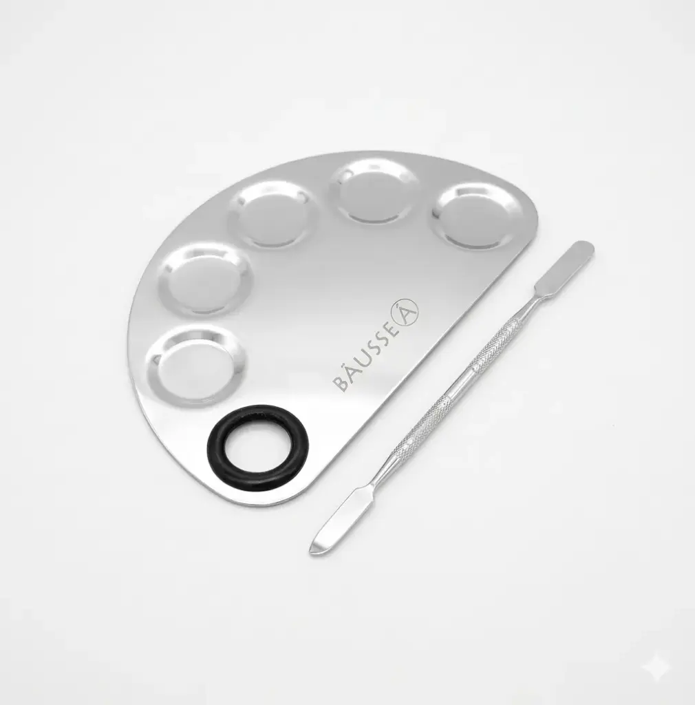 BAUSSE PALETA DE ACERO PARA MEZCLAR MAQUILLAJE