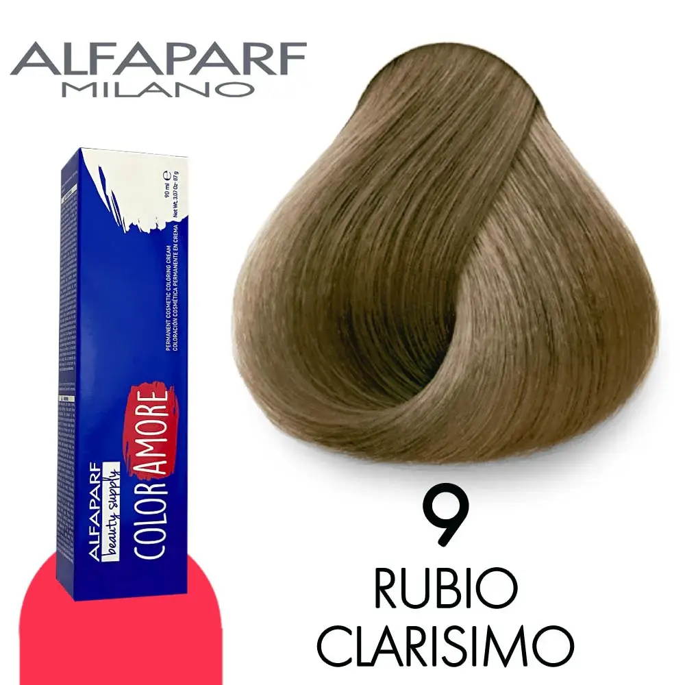 ALFAPARF COLOR AMORE TINTES 9 RUBIO CLARISIMO 90 ML
