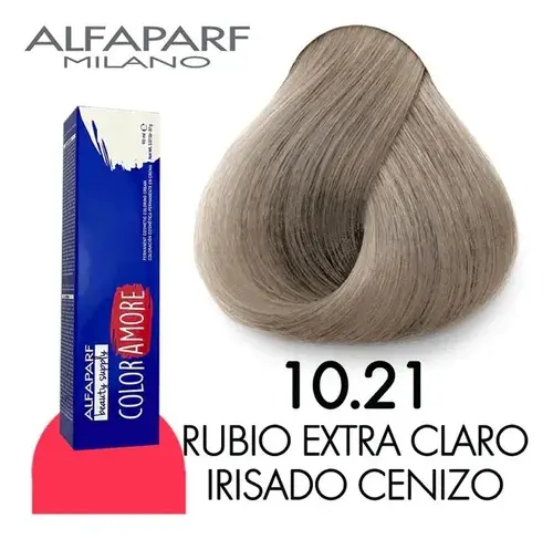 ALFAPARF COLOR AMORE TINTES 10.21 RUBIO EXTRA-CLARO IRISADO CENIZO