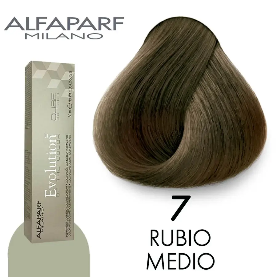 ALFAPARF COLOR AMORE TINTES 7 RUBIO MEDIO 90 ML
