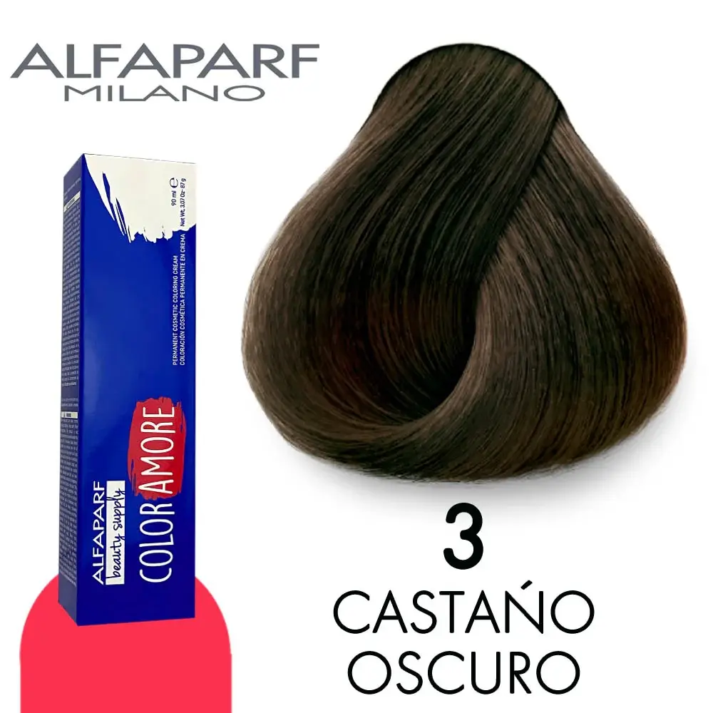 ALFAPARF COLOR AMORE TINTE 3 CASTAÑO OSCURO