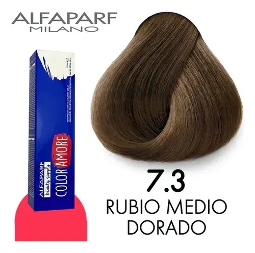 ALFAPARF COLOR AMORE TINTE 7.3 RUBIO MEDIO DORADO 90 ML