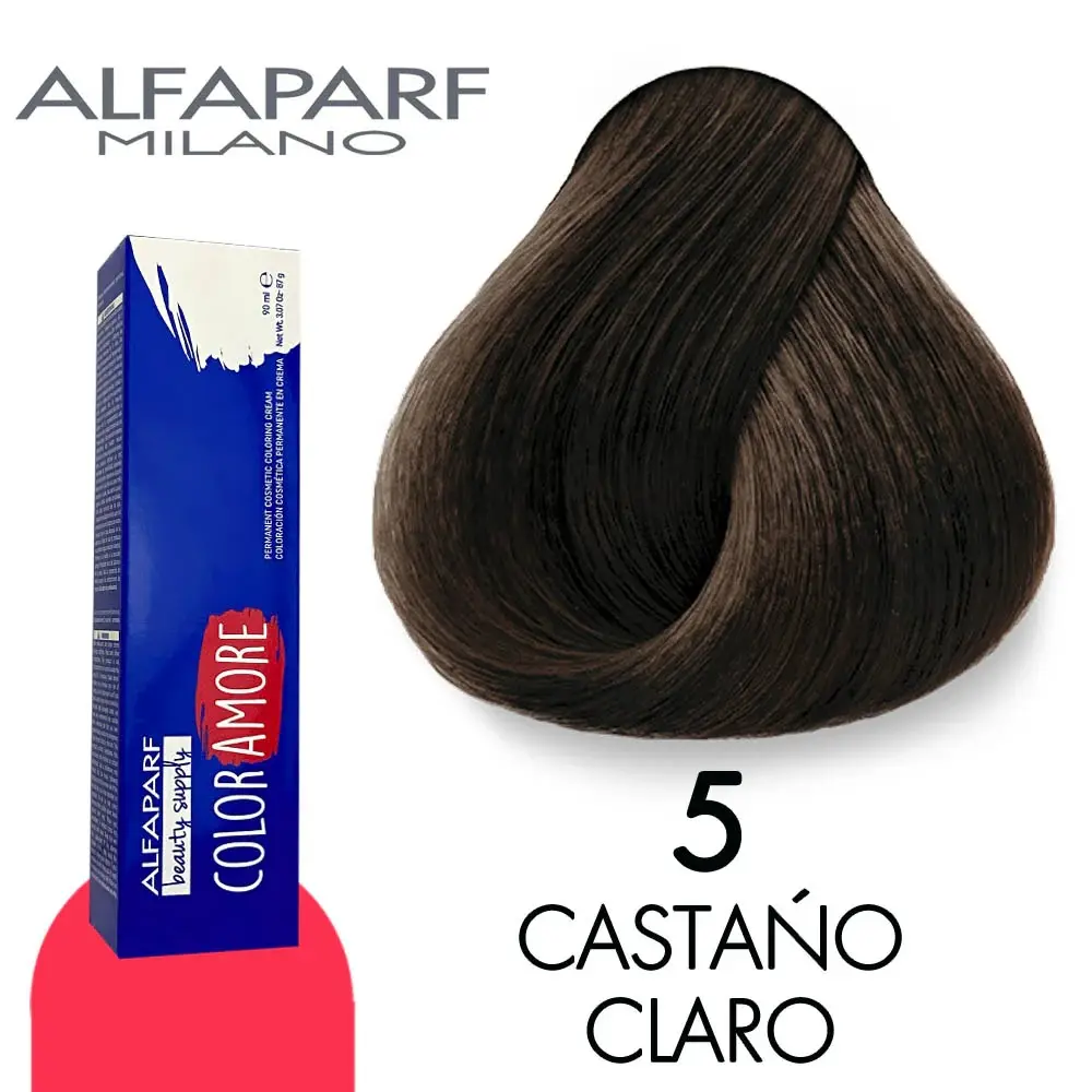ALFAPARF COLOR AMORE TINTE 5 CASTAÑO CLARO 90 ML