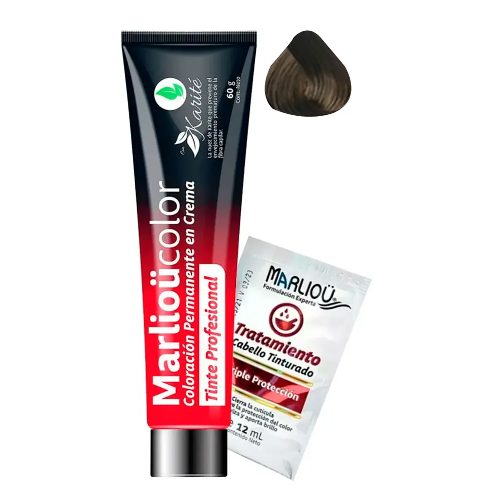 MARLIOU TINTE PROFESIONAL CASTAÑO CLARO NATURAL 5-0