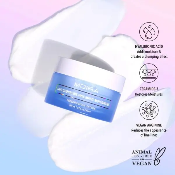 Moira Hyaluronic Oil Free Matte Moisturizer