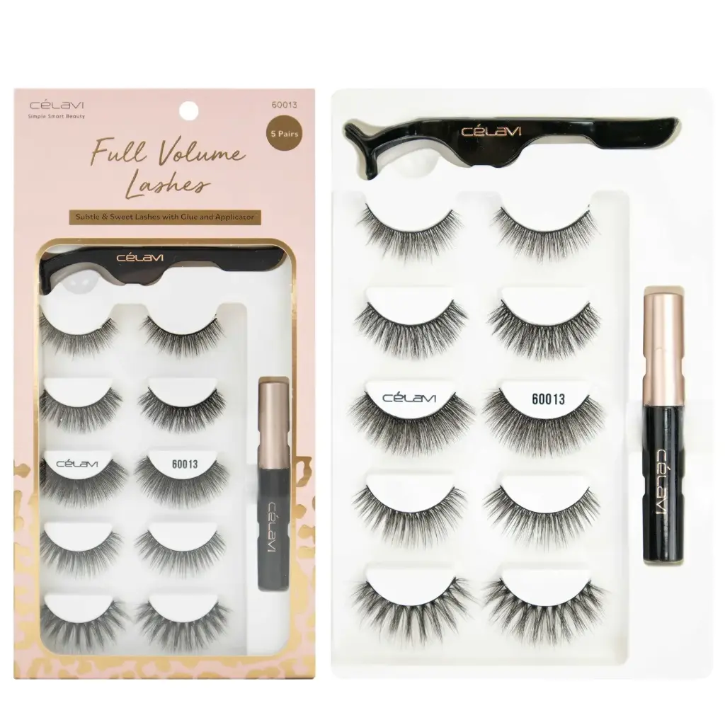 CELAVI FULL VOLUME LASHES 5 PAIRS