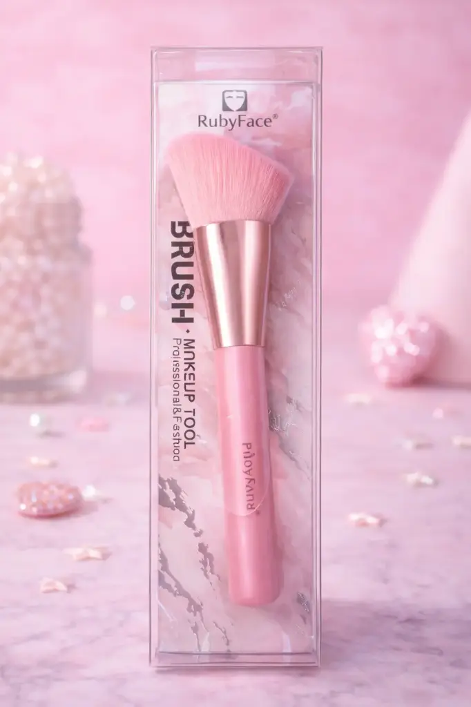 Ruby Face Brush Makeup Tool DIFUMINAR GRANDE, CORTE RECTO