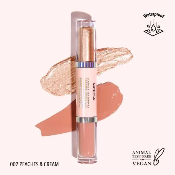 MOIRA Total Match Duo Shadow (002, Peaches & Cream)