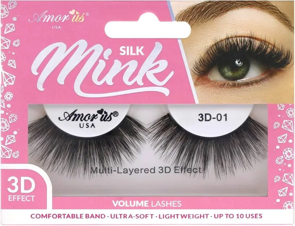 Amor Us 3D SILK MINK LASHES #01