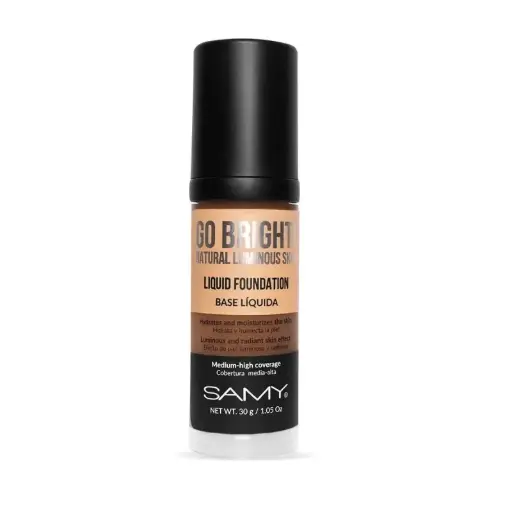 [7703378001374] BASE LÖQUIDA GO BRIGHT 30 g SAMY # 6.0 DEEP TAN