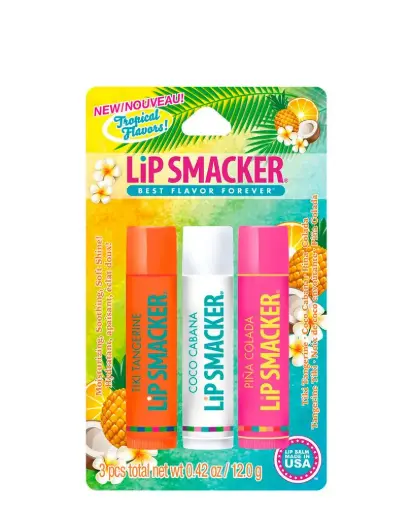 [050051801613] FLAVORS LIP BALM TRIO Tropical Fever