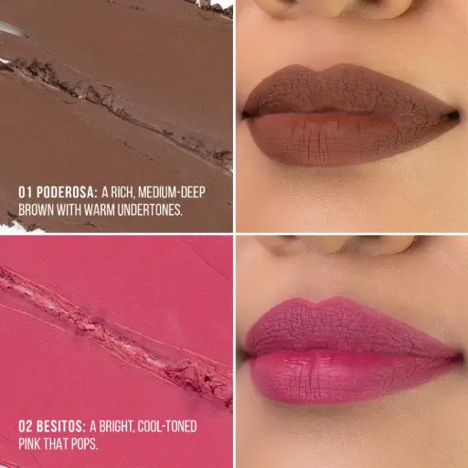 [728353193018] ITALIA DELUXE LOCKED IN PLACE MATTE LIPPIE 01 PODEROSA