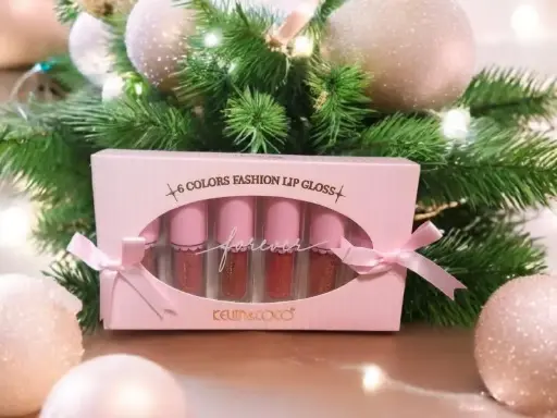 [6976289197585] KEVIN Y COCO SET 6 COLORS FASHION LIP GLOSS