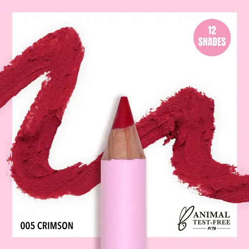 [840222304339] MOIRA FLIRTY LIP PENCIL 005 CRIMSON