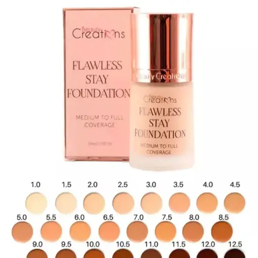 [683609851244] BEAUTY CREATIONS FLAWLESS STAY FOUNDATIONS 12.5