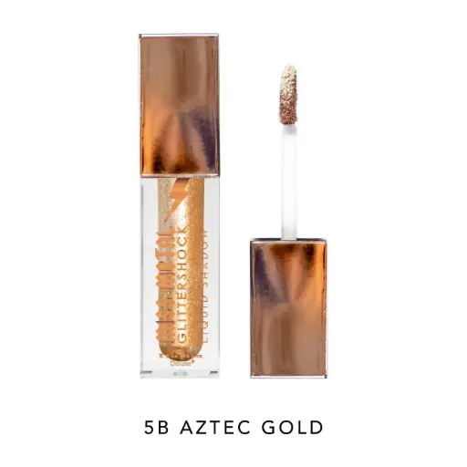 [782353521080]  Italia Deluxe Miss Metal Glittershock Liquid Shadows 5B Aztec Gold